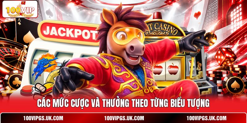 Các mức cược và thưởng theo từng biểu tượng