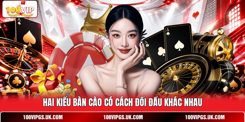 Hai kiểu bàn cào có cách đối đầu khác nhau