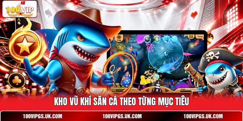 Kho vũ khí săn cá theo từng mục tiêu