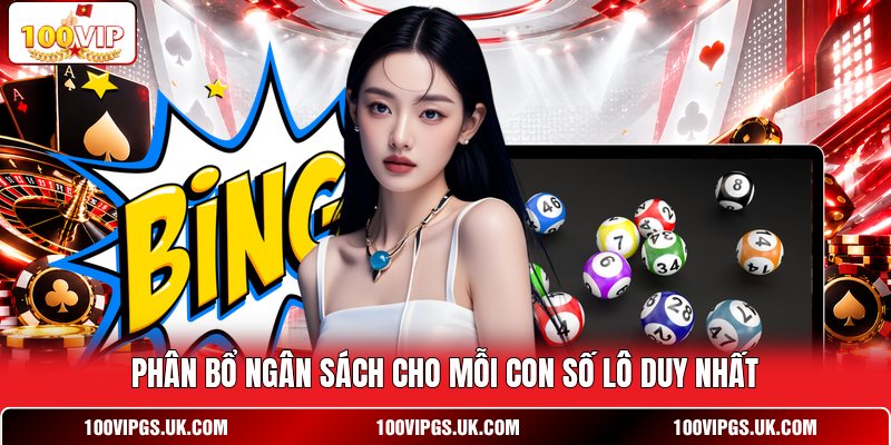 Phân bổ ngân sách cho mỗi con số lô duy nhất